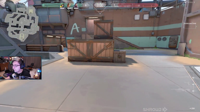 Shroud drops an AWP off the map