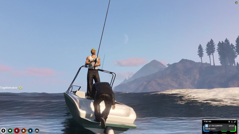 Forsen goes fishing