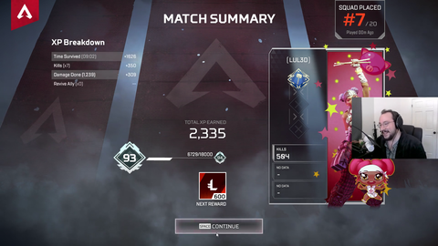 Admin randomly joins Moonmoon's Apex party