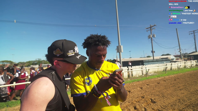 ishowspeed races a horse