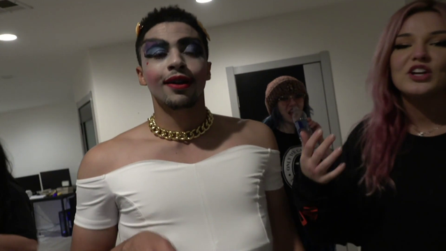 James Charles visits Shitcamp