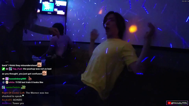 Hachu attacks an innocent Japanese man