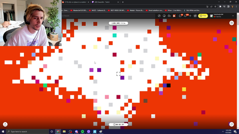 XQC discovers the truth of r/place
