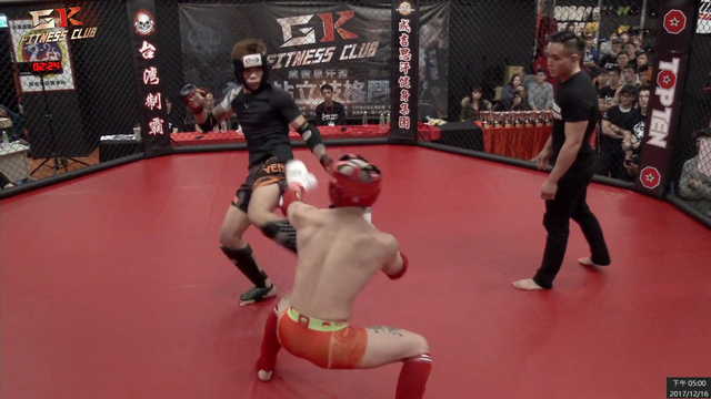 Liver kick KO win