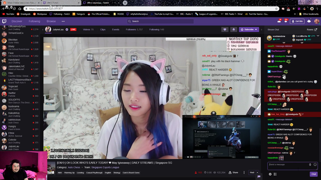 Streamer Compliments Greek