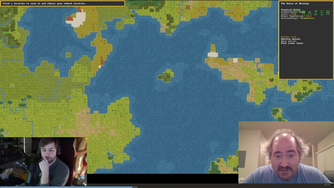 Soda finds a Kripparrian lookalike playing Dwarf Fortress and plays audio over it to give a glimpse into the future