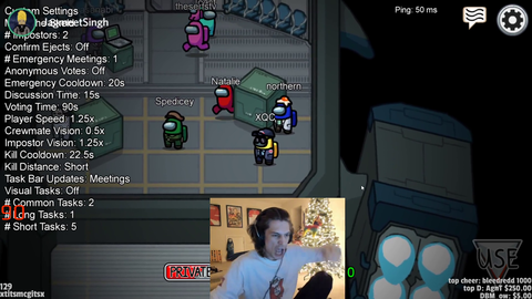 xQc knows how to behave when he needs to