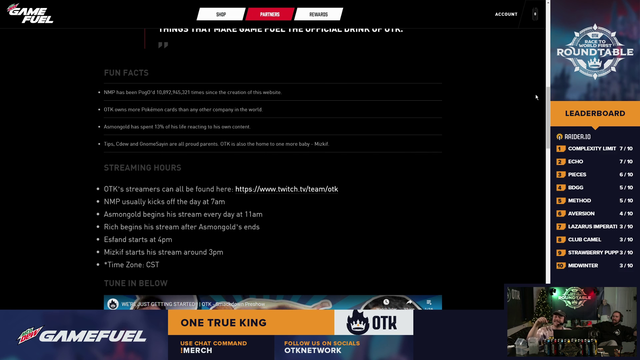 Asmongold BTFO on the Official Mountain Dew Website