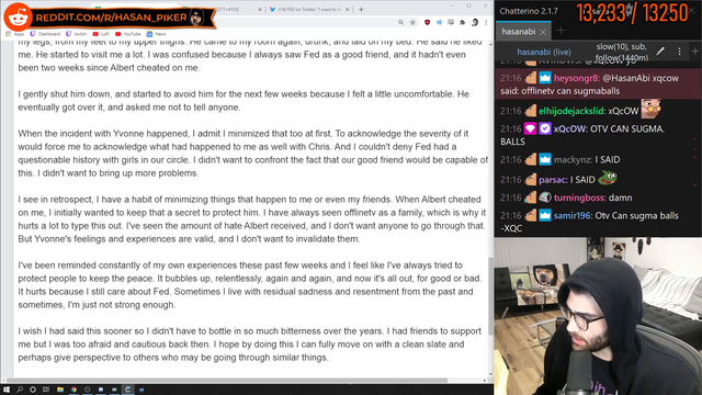 xqc's take on the otv situation
