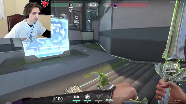 xQc's 5Head plan in Valorant