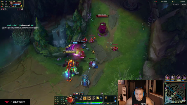Tyler1 is given a warning by his ADC