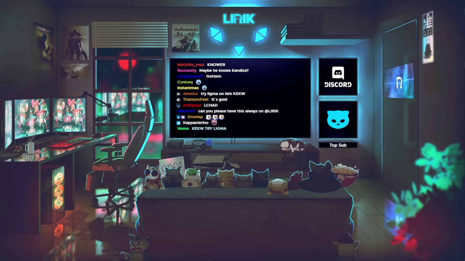Lirik talks to his collegue about his after hours