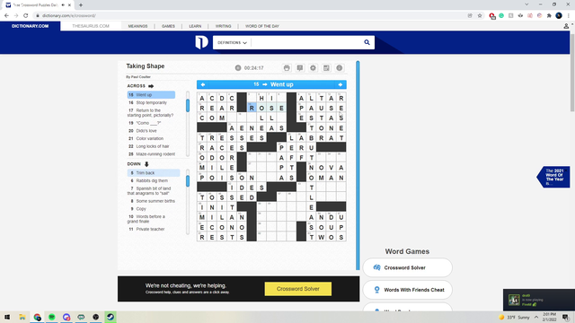 Old Man Yells at Crossword Puzzle