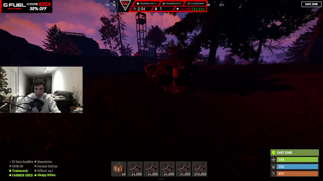Someone walled off the gambler camp