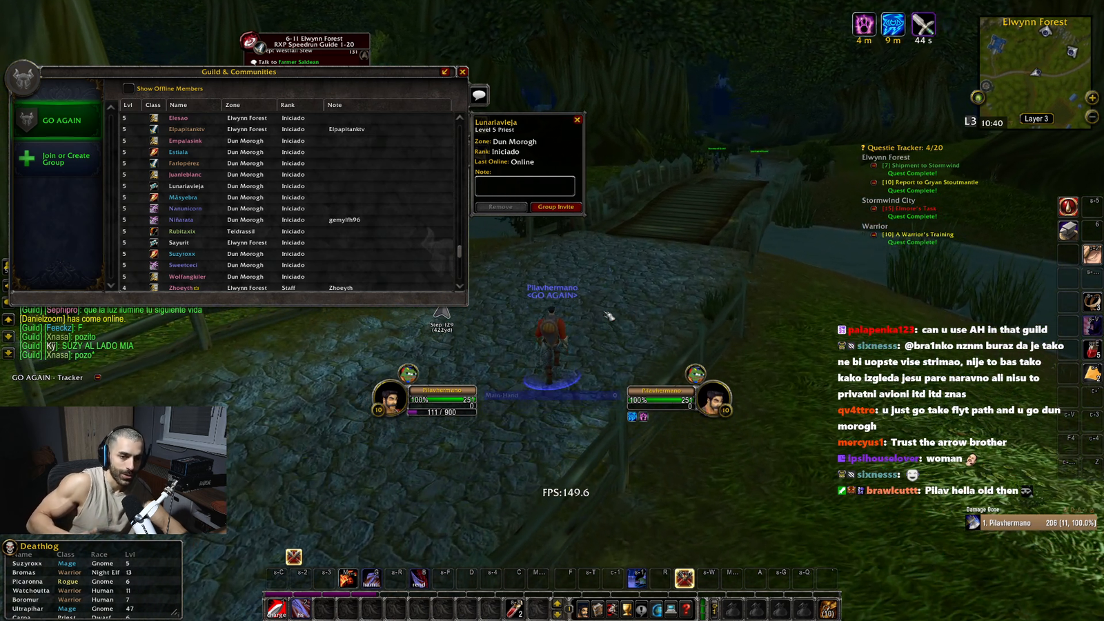 Pilav harassing women on day 1 of Onlyfangs clone