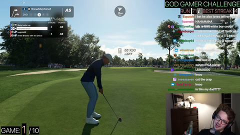 The fourth man in the PGA 2v2 speaks up during a heated game