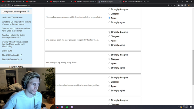 xQc's take about races
