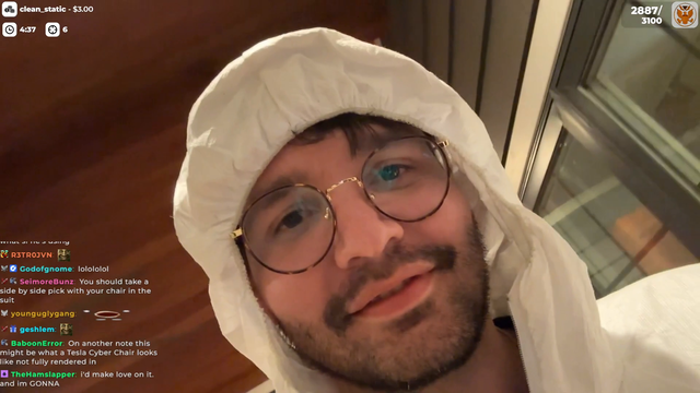 Cyr's AI that taught him how to make a chair, goes off on chat