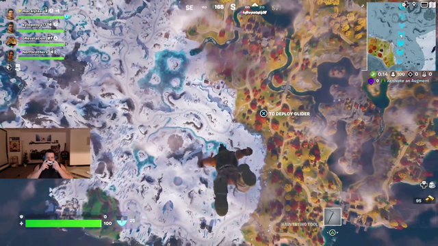 tyler1 talks to his Fortnite teammates
