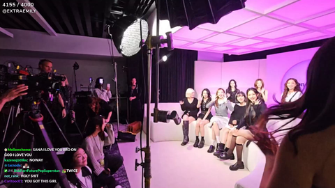 Emily meets TWICE, a K-Pop Girl Group