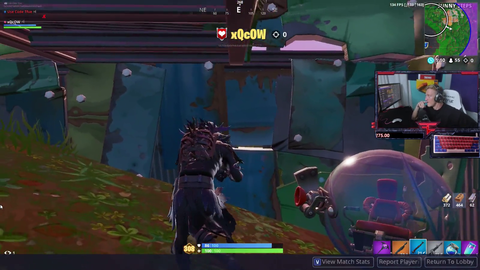 Tfue's reaction to xQc and Adept.