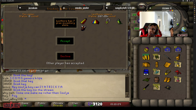 SouljaBoy wants to make a Runescape song