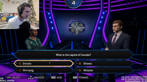 xQc doesn't know the capital of his own country
