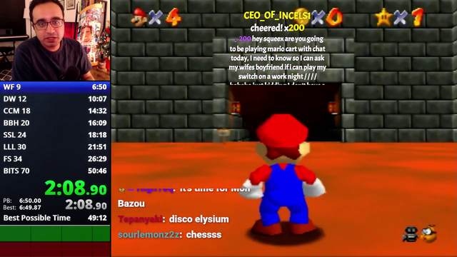 Squeex reads a perfectly normal donation.