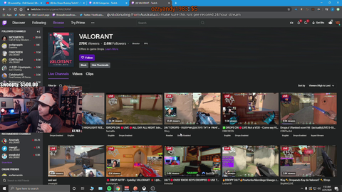 Summit flames valorant streamers