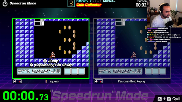 ego speedrunner is rude to non-helpful chatter