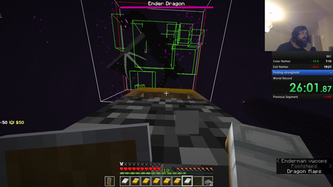 Forsen silence the doubters forever PagMan (Sub 27 minecraft speedrun)