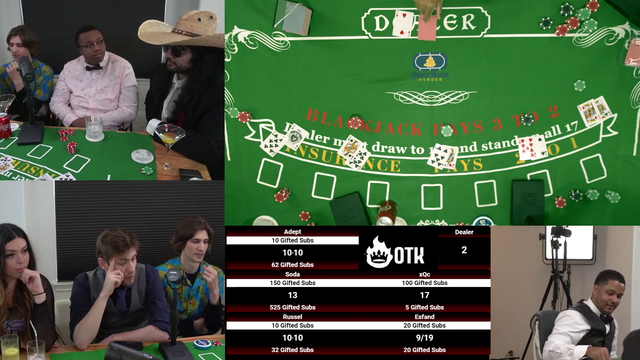 Nmplol gets BUSTED by XQC and Sodapoppin in Blackjack (IRL)!