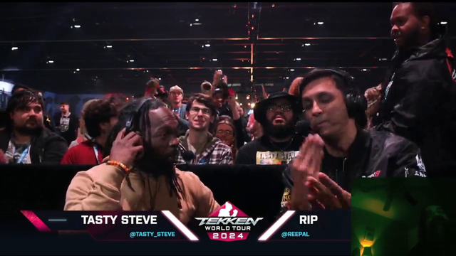 Aris' inspired thought after seeing the hyped Tekken crowd