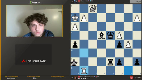 16 years old Hans Niemann gets excited after beating GMhikaru twice in a row