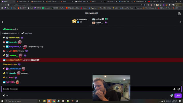 Quin Ends The Stream