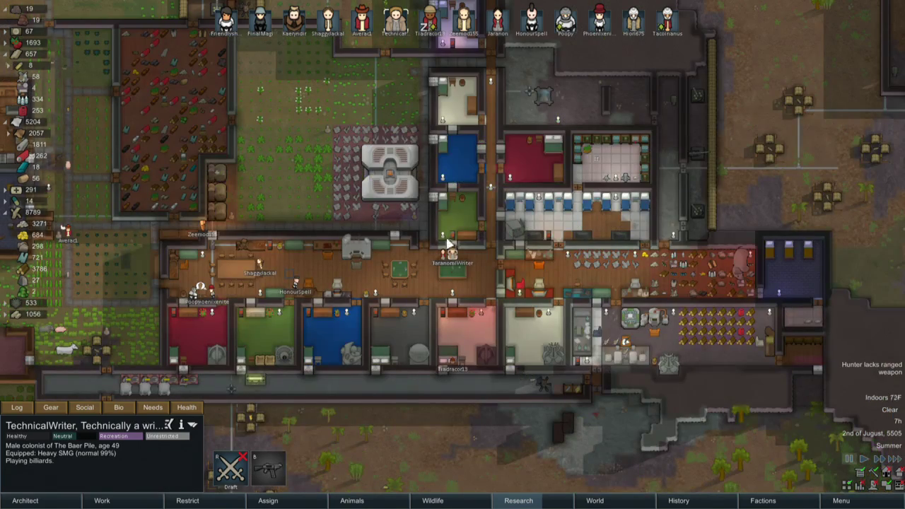 Baertaffy testing out a new Rimworld feature - voice activation