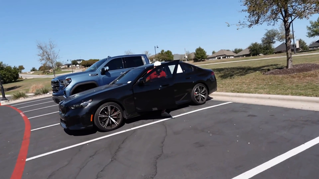 Muscle man Gets Muscle Car