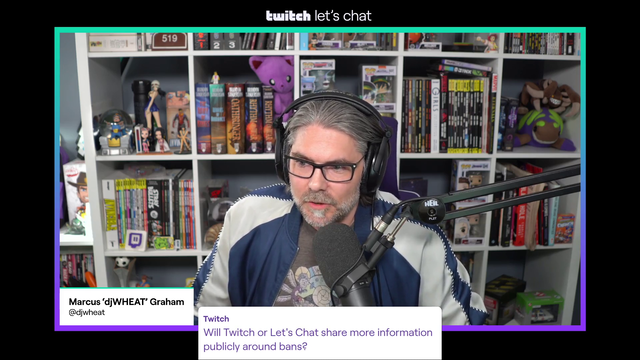 Twitch will not share detailed information about bans to the public