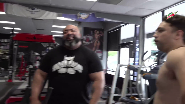 Miz and Lac 1v2 armwrestle gym owner