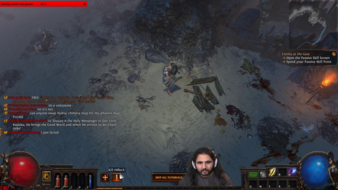When you think POE is easy and open the skill tree for the first time.