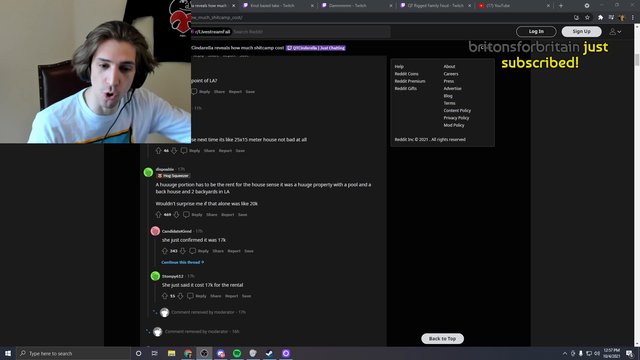 xqc goes on others on shitcamp for not sharing food