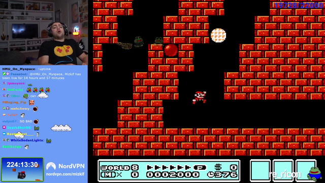 Mizkif's Mario subathon in a nutshell
