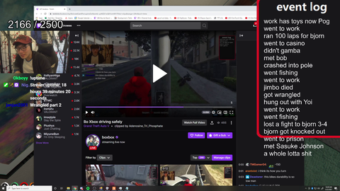 Boxbox actually almost cries after getting wrangled