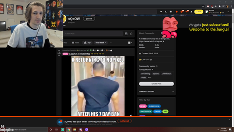 xQc when he returns to NoPixel