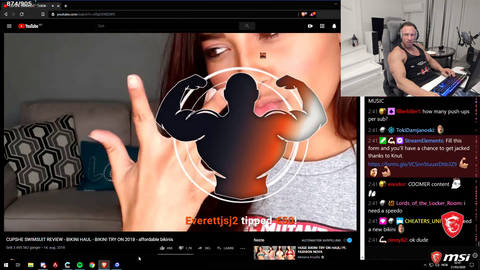 The most shameless alert on all of twitch