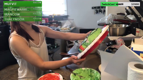 Baker chick makes a monkaS cake so bad that it's good.