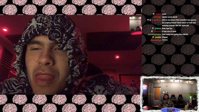 Kenny explaining twitch chat to Slowthai