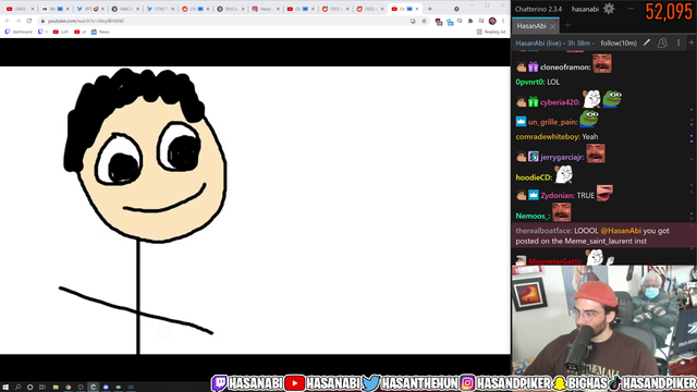 Hasan gets ROLLED