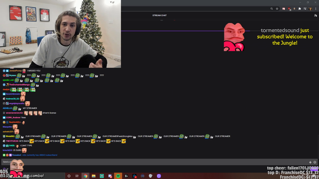 xQc on streamers reaching out to him after his ban