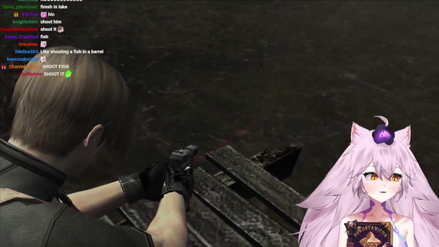 Nyanners gets epic loot from the lake in RE4